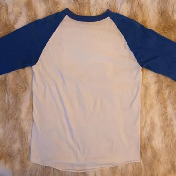 Vtg 1978 Rolling Stones Glitter Iron On Raglan Tee Sz S/M - Picture 3 of 5